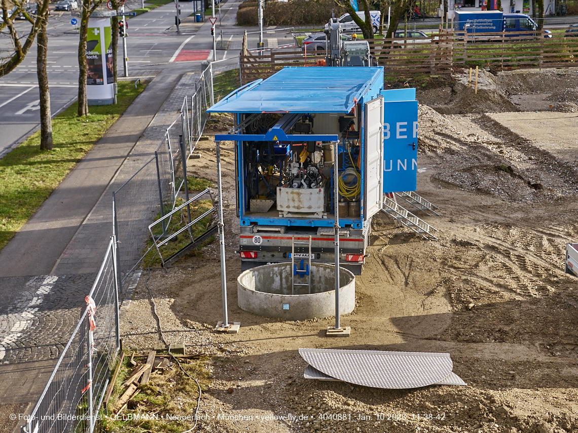 10.01.2023 - Baustelle an der Quiddestraße Haus für Kinder in Neuperlach